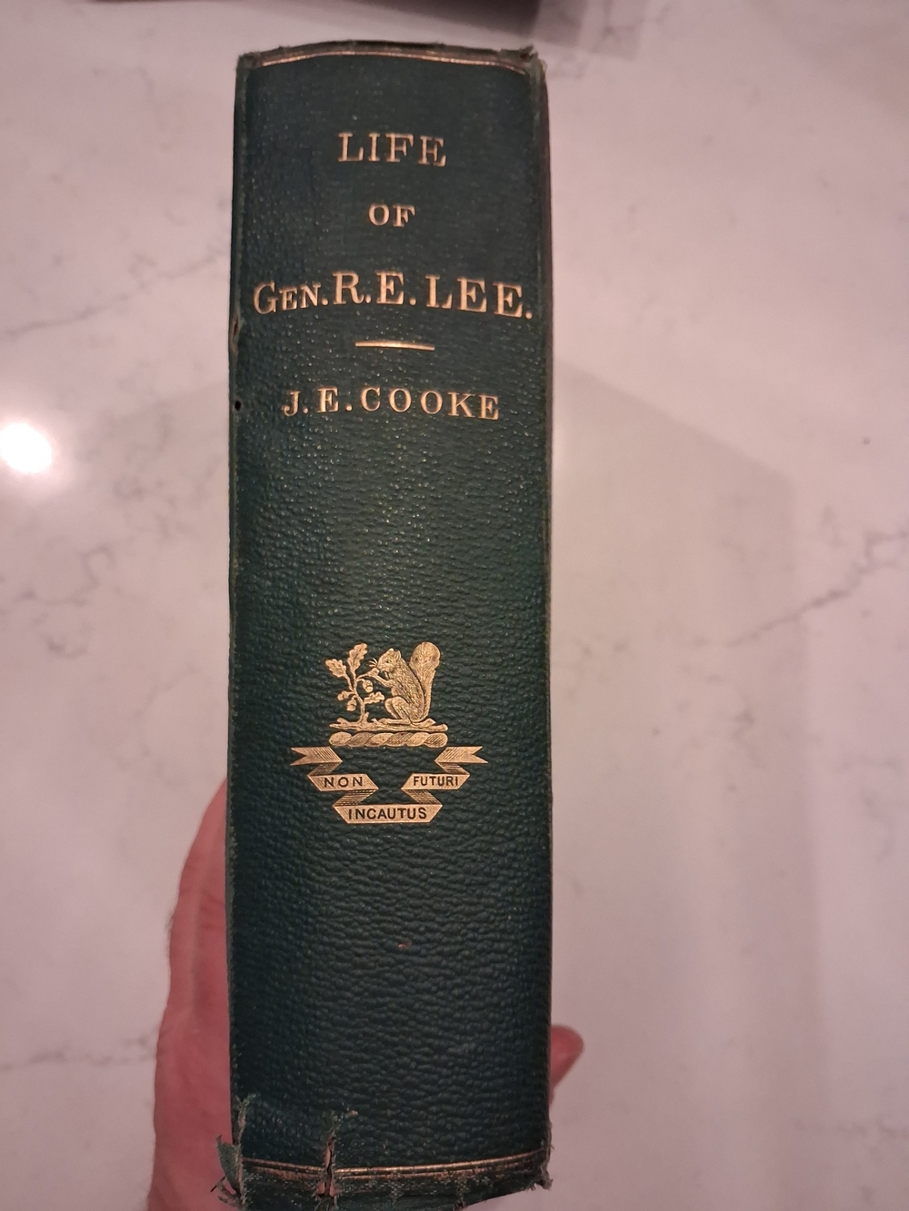 1871 First Edition Life of Gen. R. E. Lee – Dark Green Hardcover